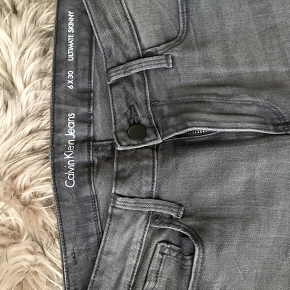 Calvin Klein soft gray jeans - Picture 3 of 6